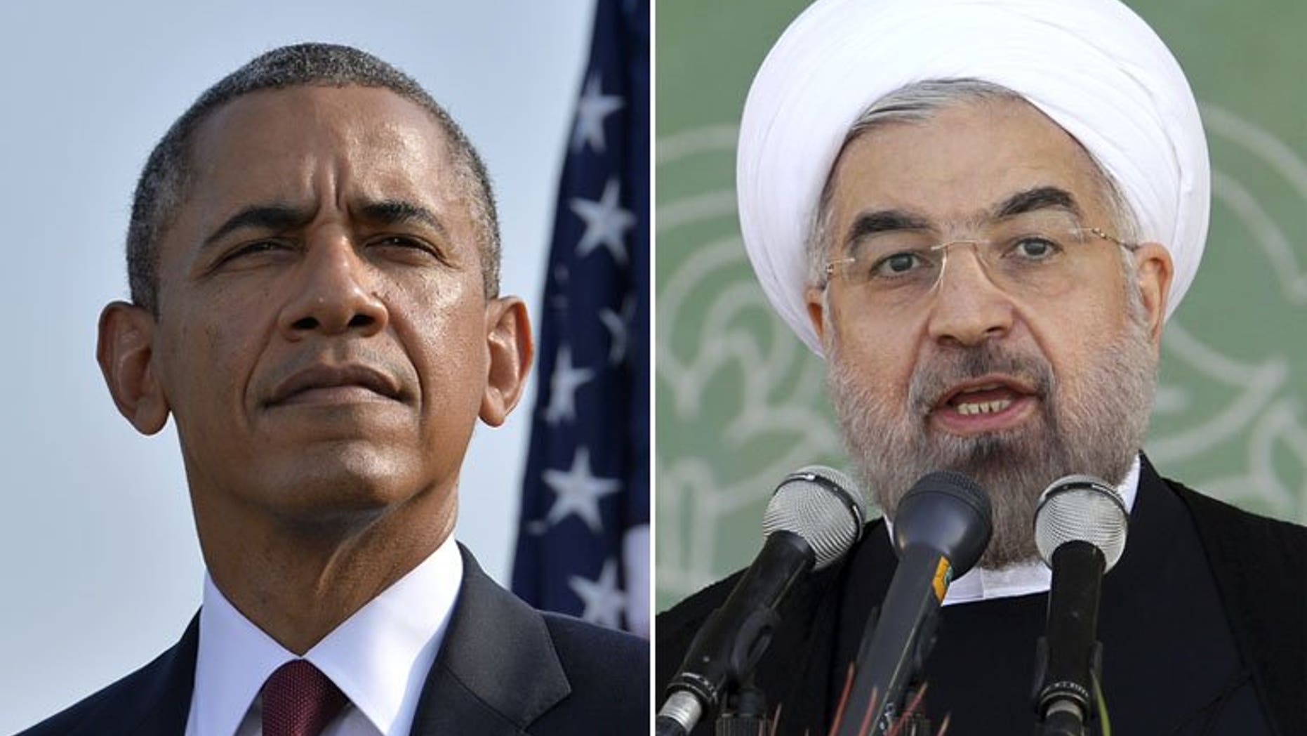 US President Barack Obama (left) and his Iranian counterpart Hassan Rowhani will both address the UN General Assembly in new York. Iran's foreign ministry says no meeting between Rowhani and Obama was on the agenda at the UN General Assembly.
