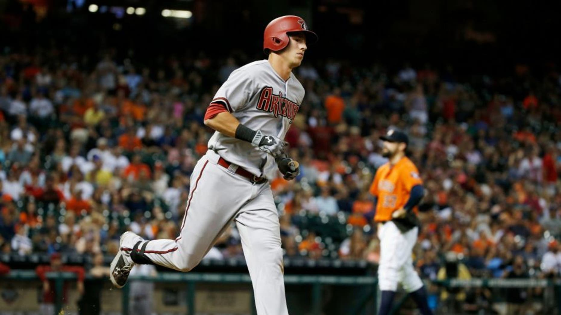 HOUSTON, TX - JULY 31: Rubby De La Rosa #12 of the Arizona Diamondbacks throws a pitch in the first inning during their game against the Houston Astros at Minute Maid Park on July 31, 2015 in Houston, Texas. (Photo by Scott Halleran/Getty Images) *** Local Caption *** Rubby De La Rosa
