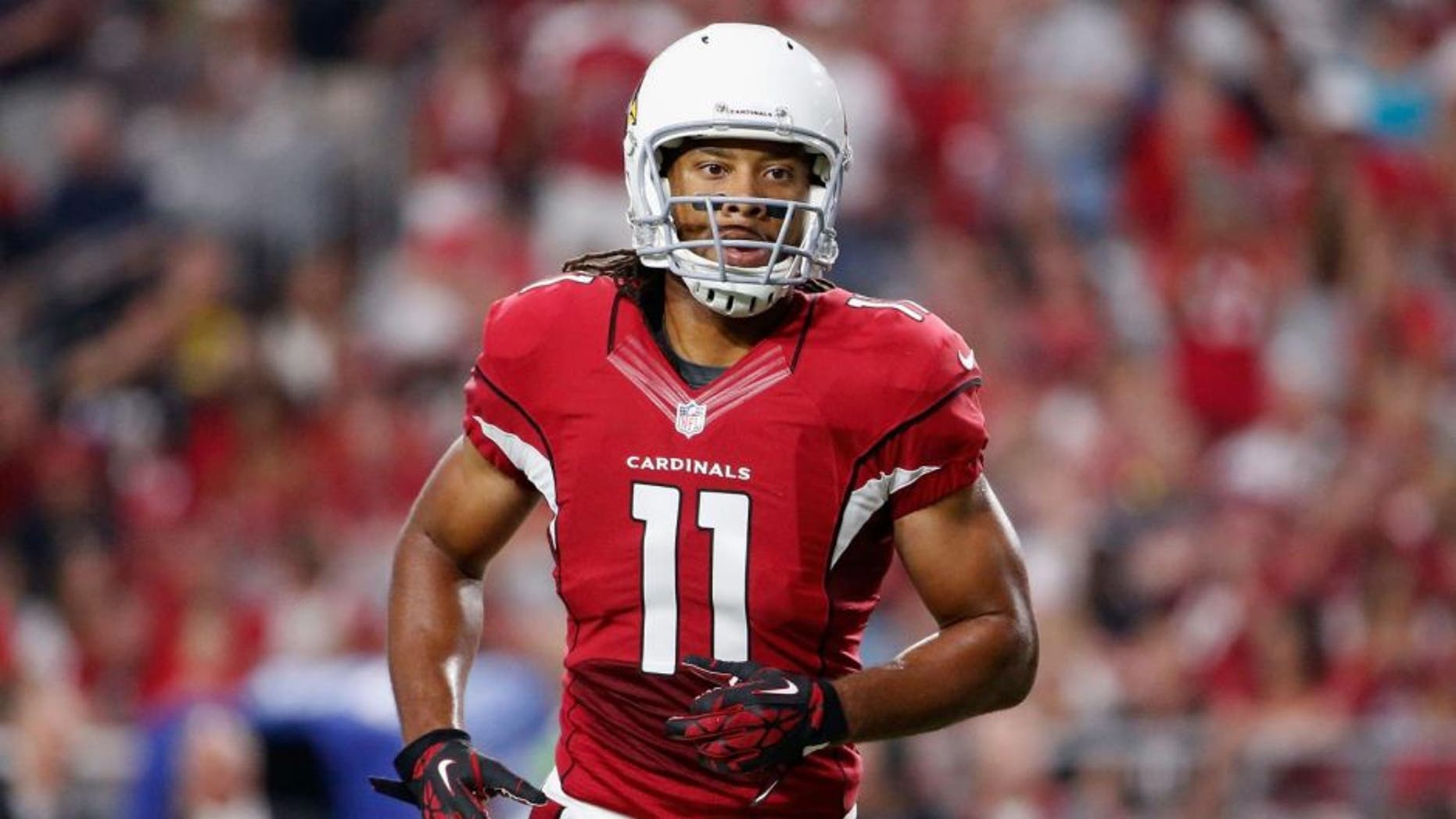 during the pre-season NFL game at the University of Phoenix Stadium on August 15, 2015 in Glendale, Arizona.
