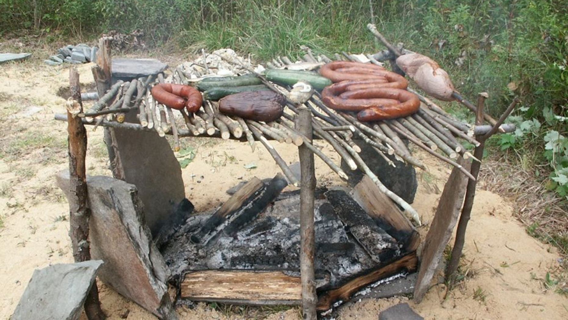 How To Build A Grill From Sticks For Campsite Cooking Fox News Green Wood Grilling Is A Great Option For Camping