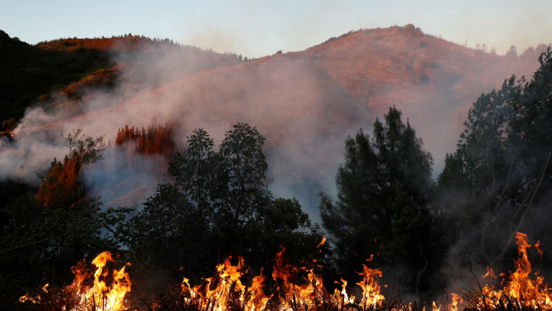 Voluntary evacuations were ordered following a wildfire in Big Bear, California. In 2016 alone, 5,762 wildfires burned in California, according to CA.gov.