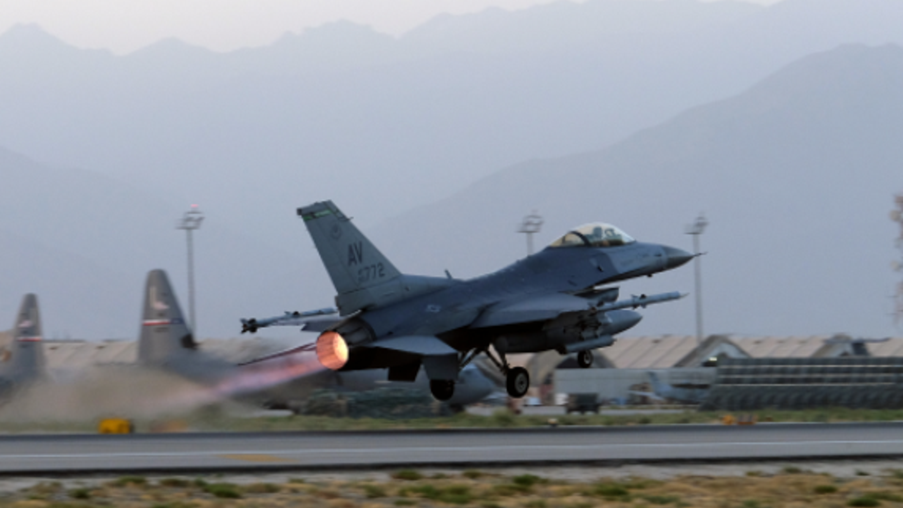 A F-16 Fighting Falcon crashed in Arizona Tuesday, according to the U.S. Air Force.