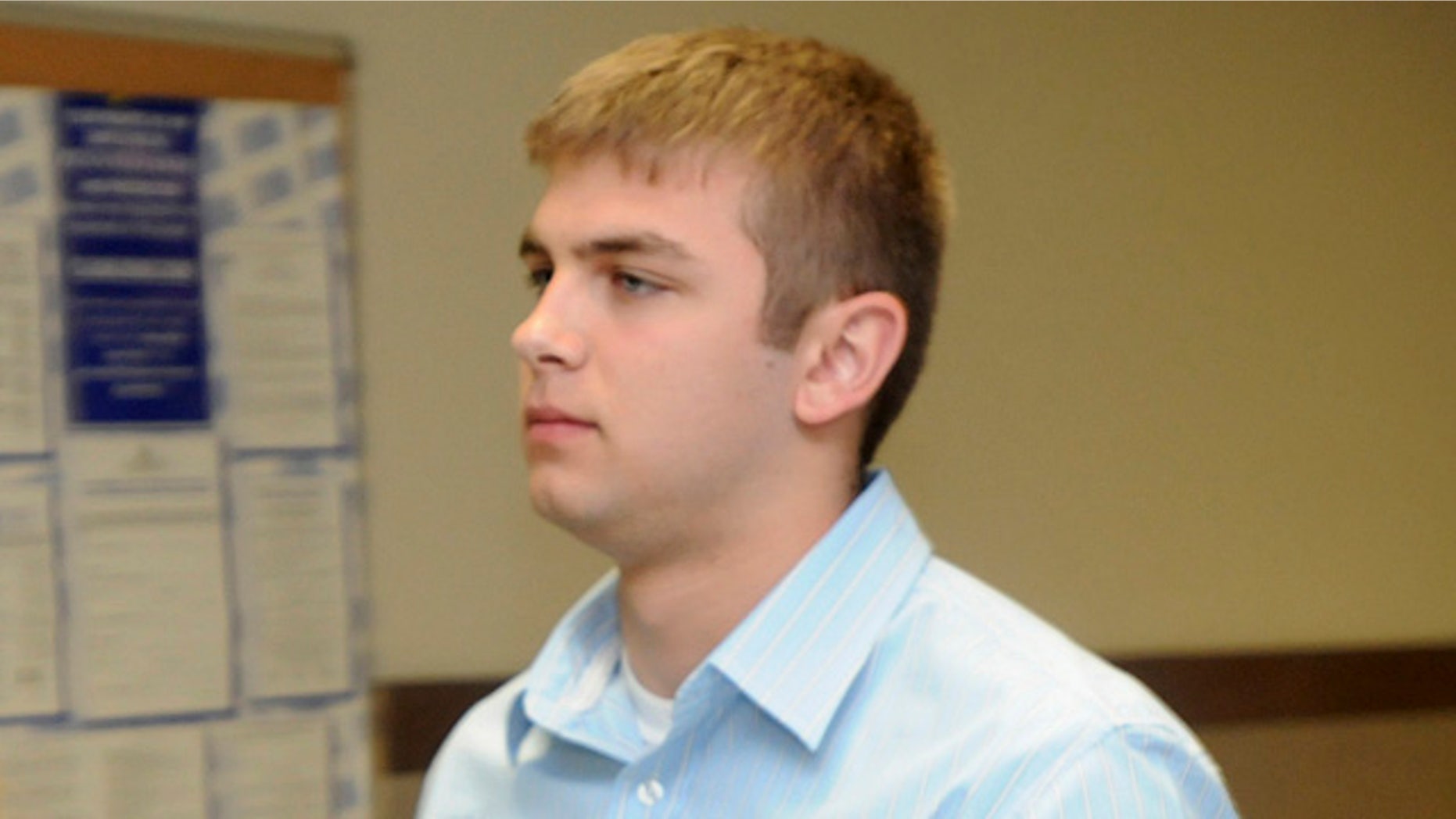 In this April 27, 2009 file photo taken in Pottsville, Pa., Brandon J. Piekarsky, arrives at the Schuylkill County Courthouse for his trial. Piekarsky and Derrick Donchak, who were convicted in October 2010 of a federal hate crime for the 2008 beating of a Mexican immigrant who died, were each sentenced to nine years in prison on Feb. 23, 2011. (AP/The Republican-Herald)