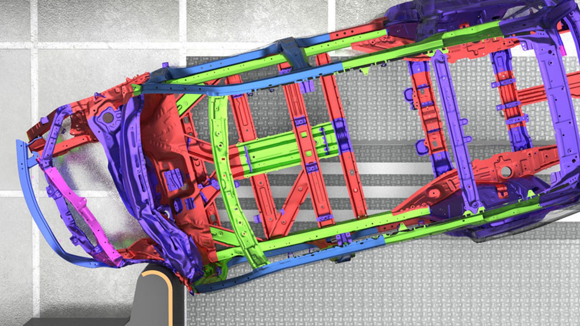 Honda Pilot computer crash simulation