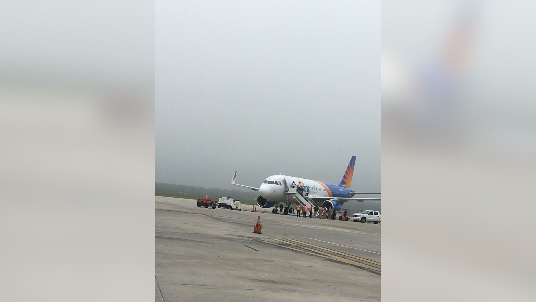 The Allegiant aircraft diverted to Gainesville, Fla., after the pilot reportedly suffered a seizure on the way to Punta Gorda.