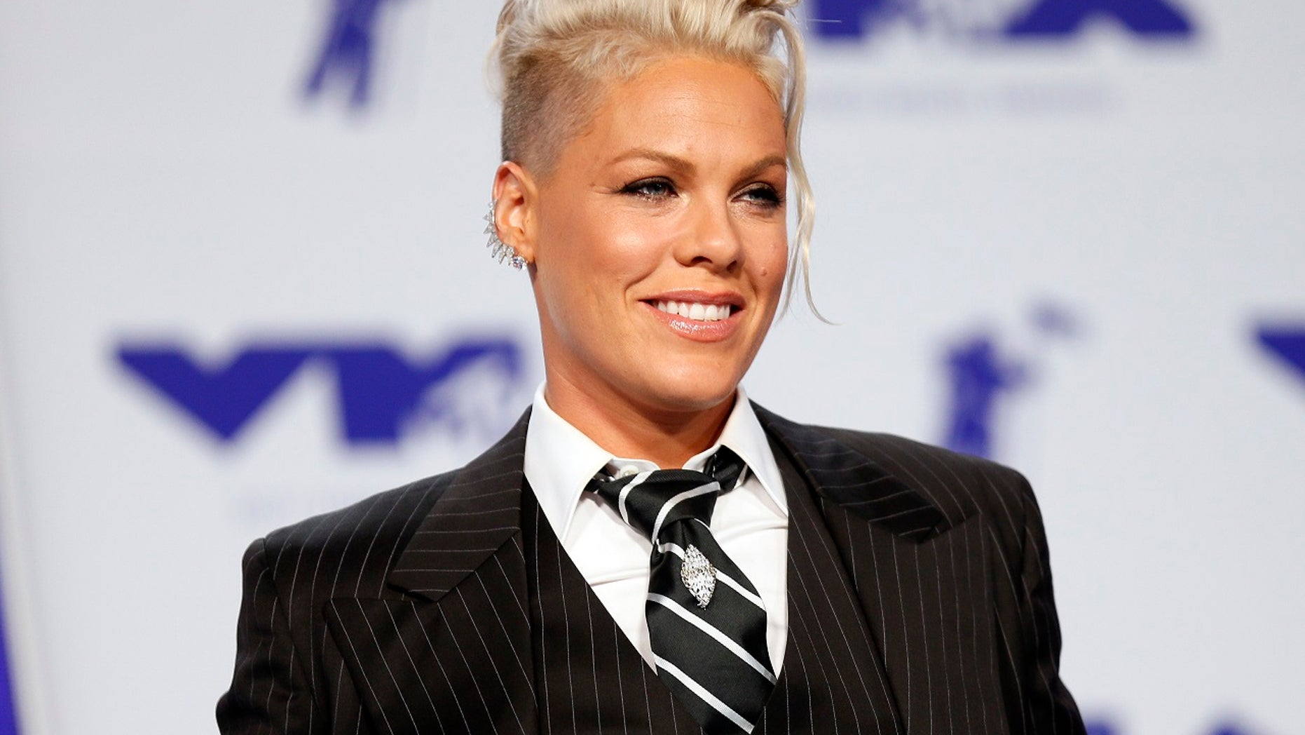 Pink will perform at the Grammys on Sunday in New York City.