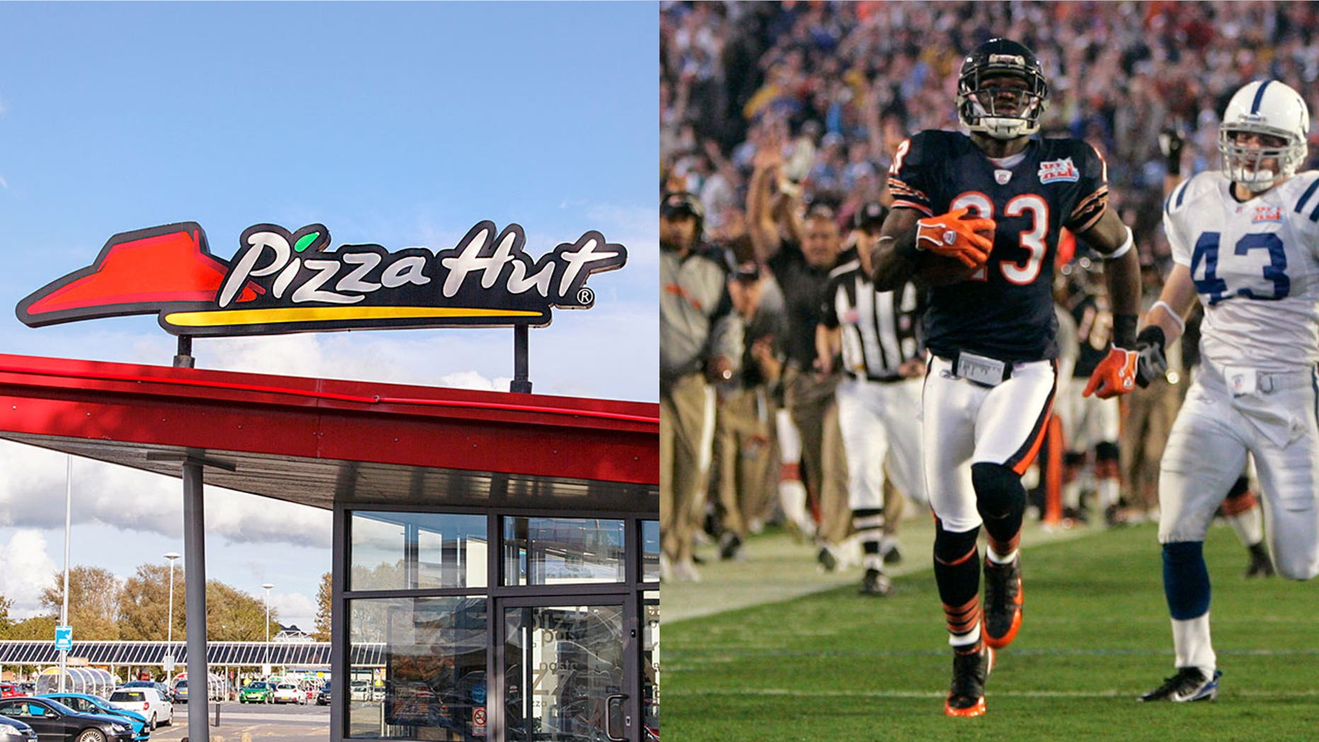 Pizza Hut plans to gift America with free food if any NFL player manages to score a touchdown in the first 14 seconds of this year's Super Bowl, like Devin Hester did at Super Bowl LII.