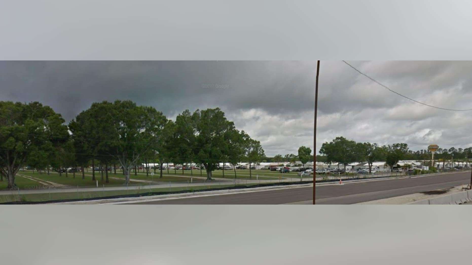 A plane crashed nearby the Daytona Flea & Farmers Market on Wednesday, April 4, 2018.