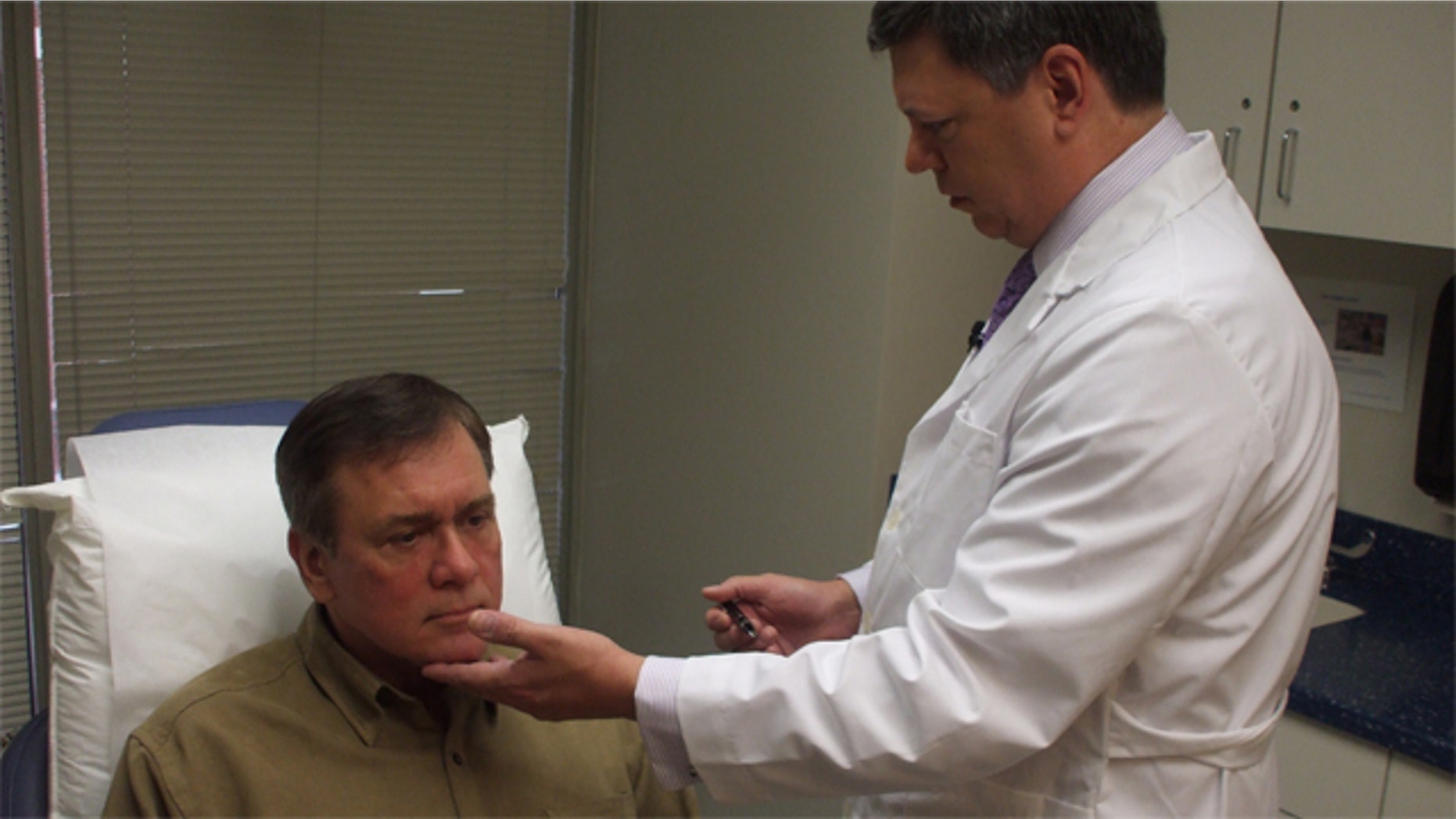 Plastic surgery patient Joe Marek and Stephen Baker, MD, an ASPS Member Surgeon.