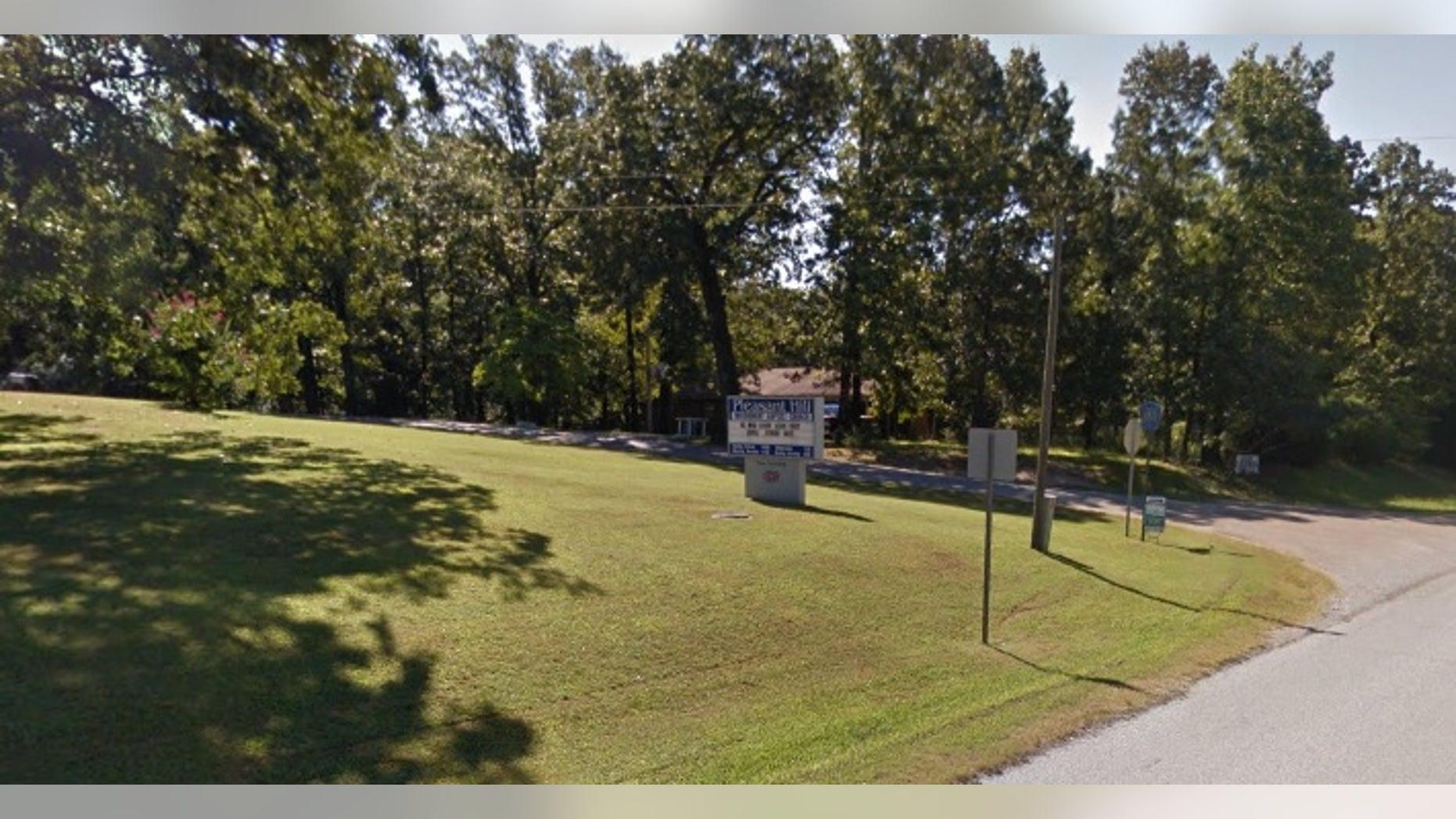 The cemetery was located near Pleasant Hill Missionary Baptist Church in Arkansas.