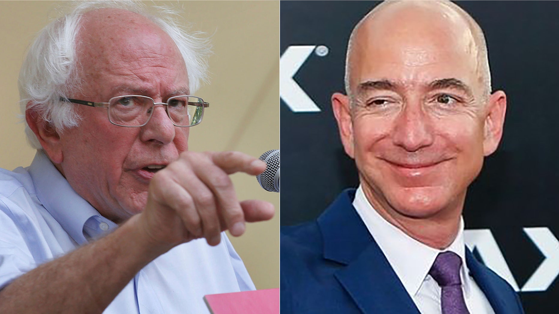 Bernie Sanders had words for Amazon CEO Jeff Bezos on Monday.
