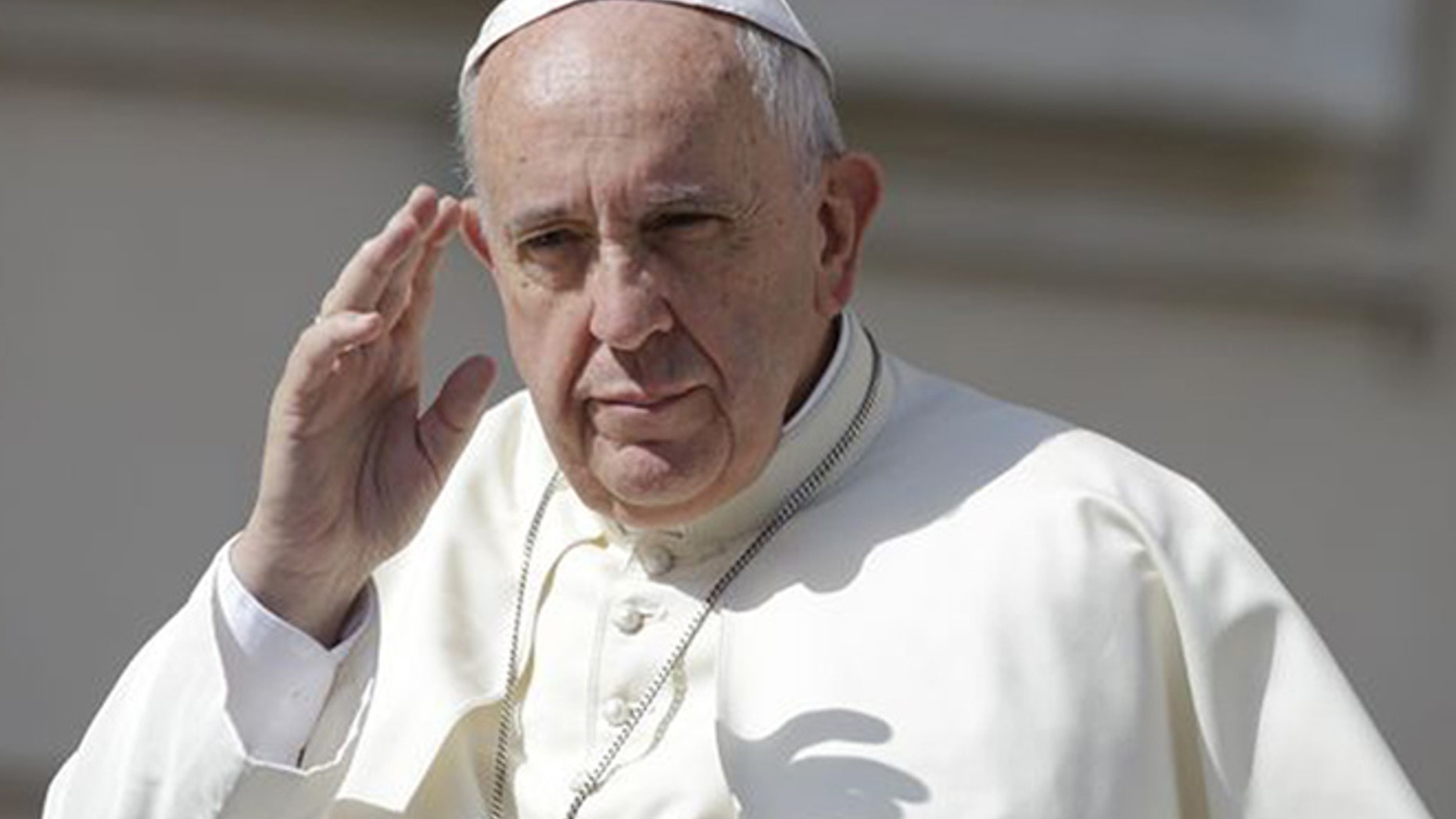 Pope Francis is shown in this AP photo.