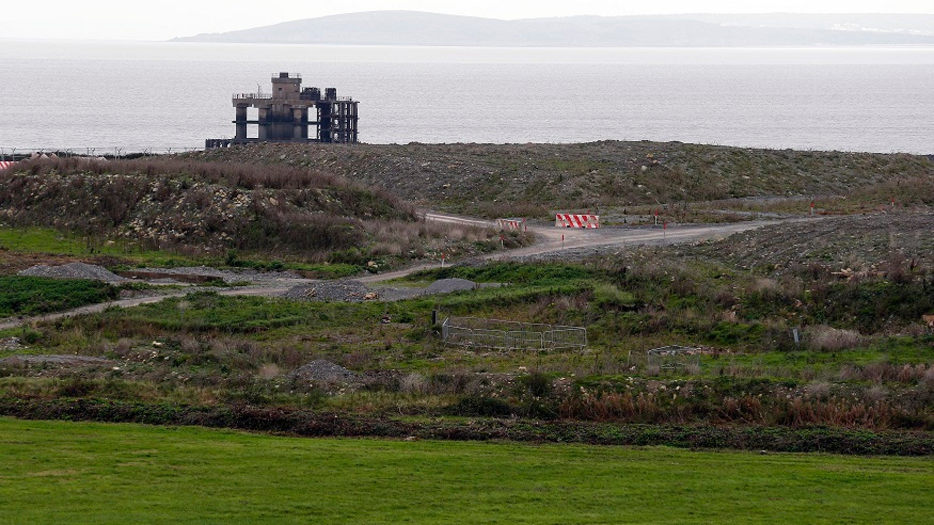 A WWII-era bomb was discovered in the Bristol Channel located near the Hinkley Point nuclear power station.