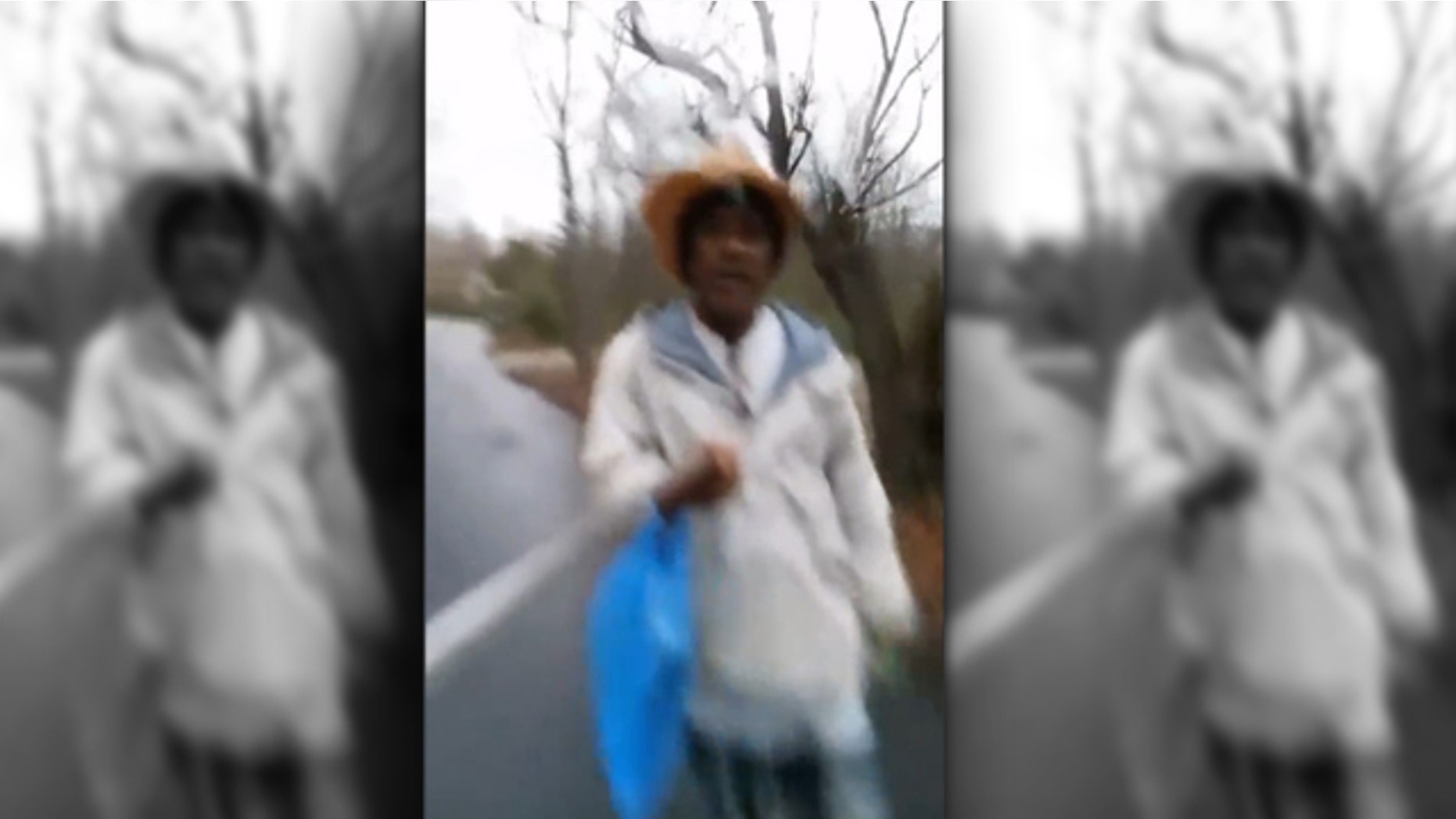 This image taken from Facebook Live shows Prentis Robinson seconds before he was shot and killed by an unknown assailant.