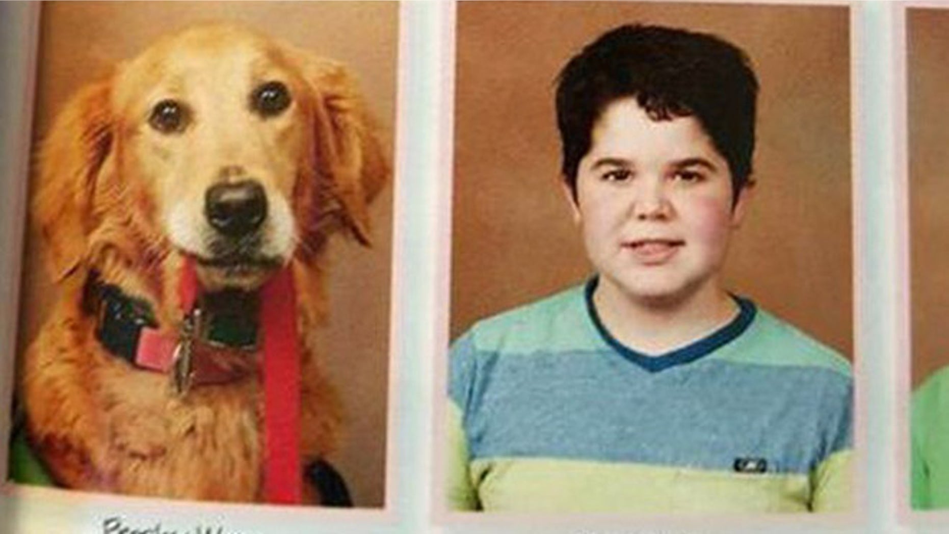Presley and Joseph "Seph" Ware in the new yearbook of Good Hope Middle School, in West Monroe, La. (Lori Ware)