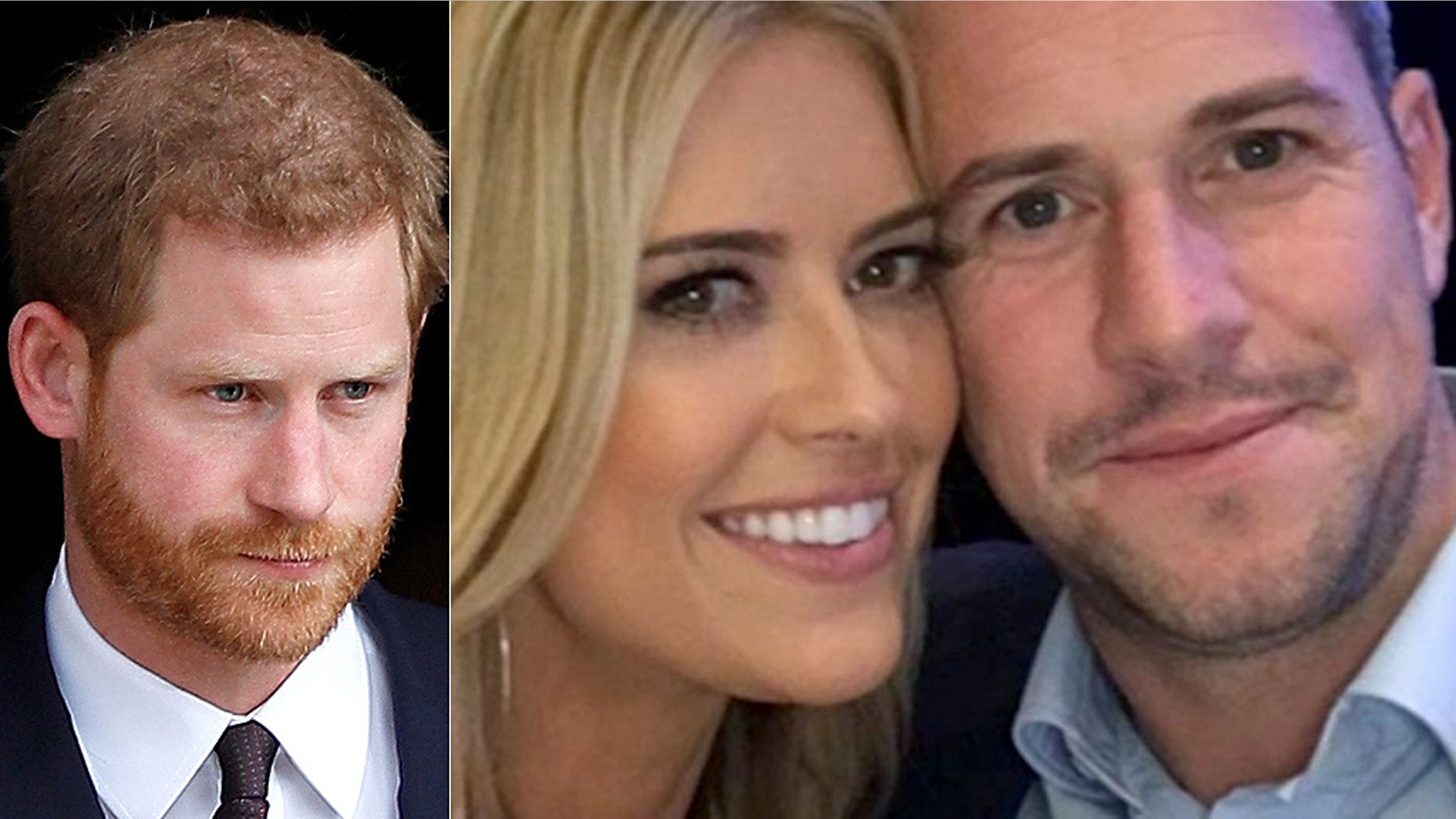 British TV host Ant Anstead (right) said he texted Prince Harry to get some much-needed advice on dating an American like "Flip or Flop" star Christina El Moussa.