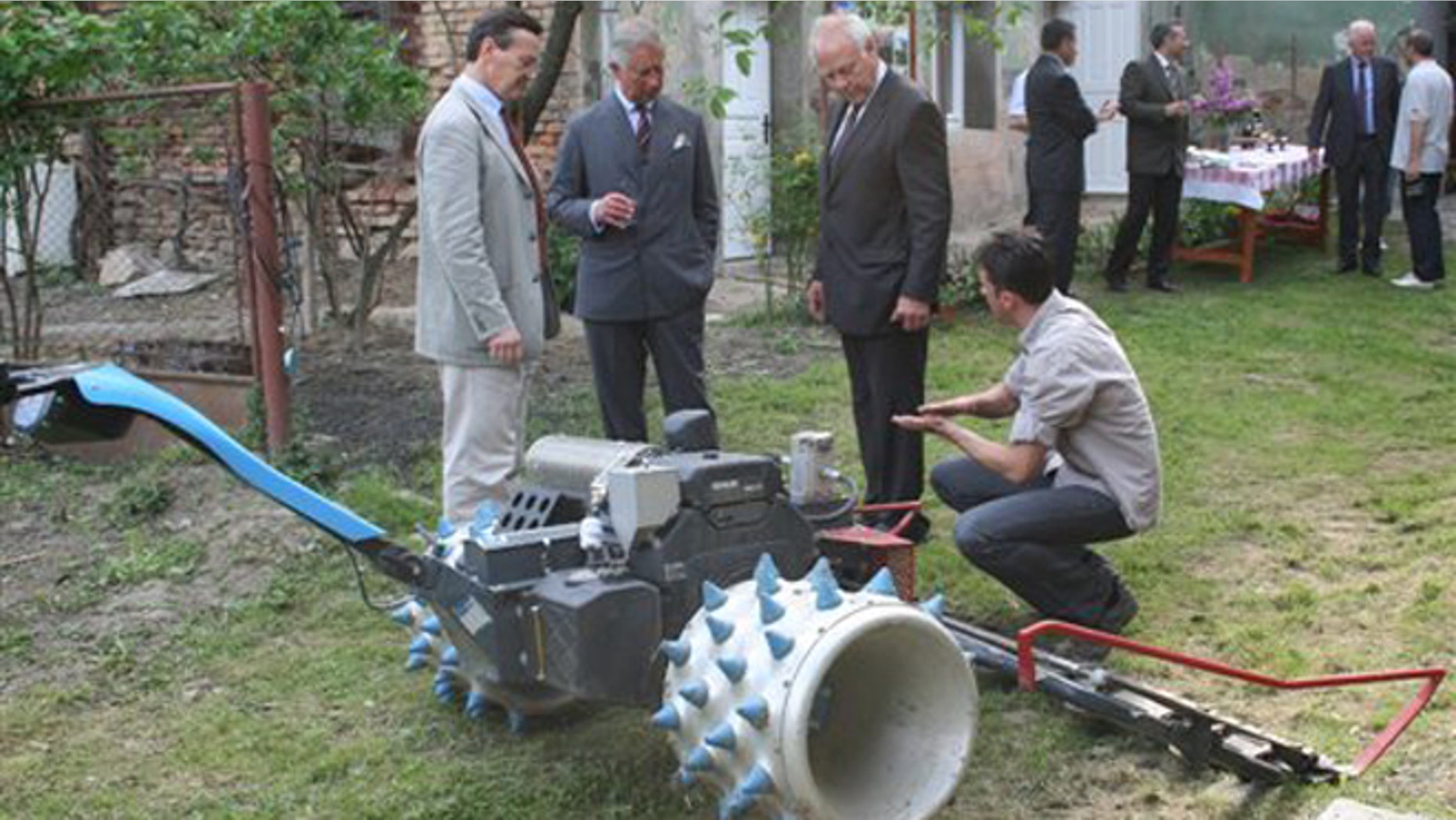 June 2012: Prince Charles on his most recent visit to a rural area of Transylvania, in Romania.