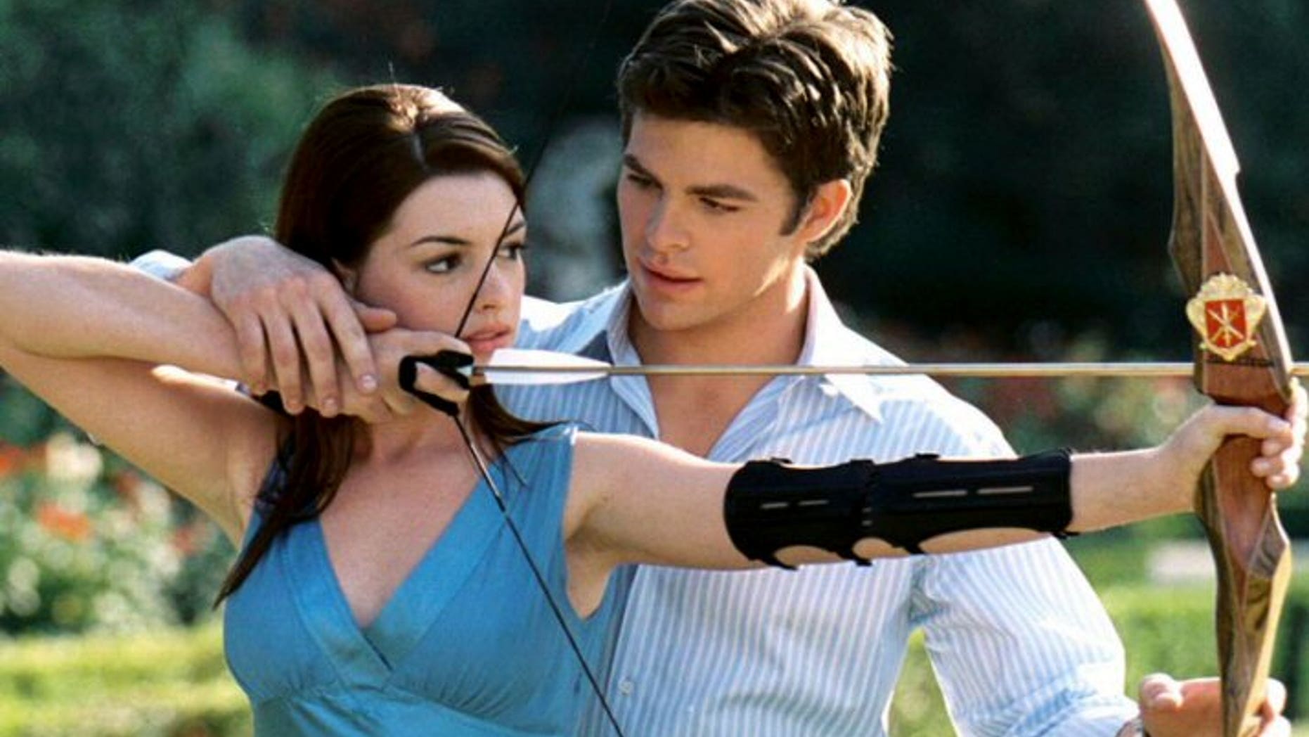 A scene from 'The Princess Diaries,' a G-rated film which a study says has 42 seconds of sexual content.