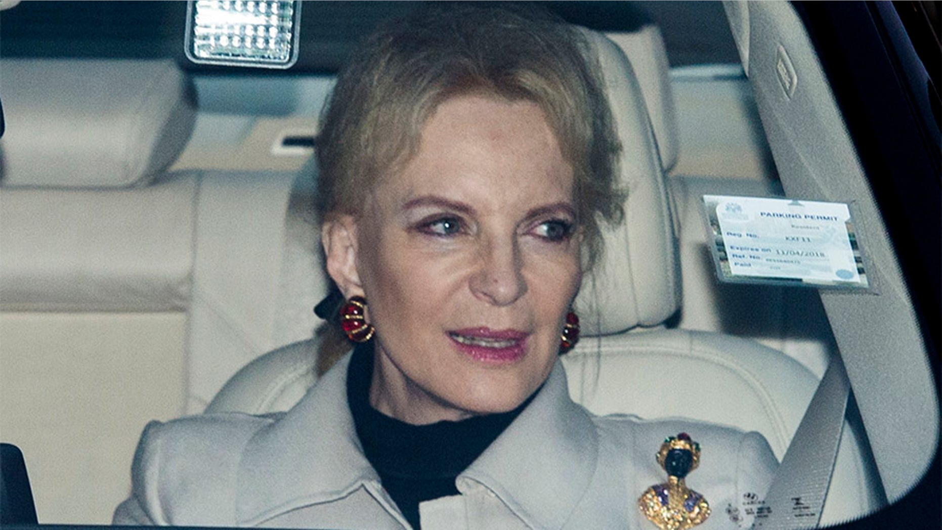 Princess Michael of Kent attends a Christmas lunch for the extended Royal Family at Buckingham Palace on December 20, 2017 in London, England.