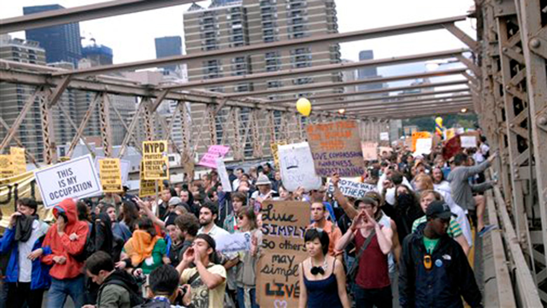 Wall Street Protesters Brewing Tea Party of the Left? Not Yet
