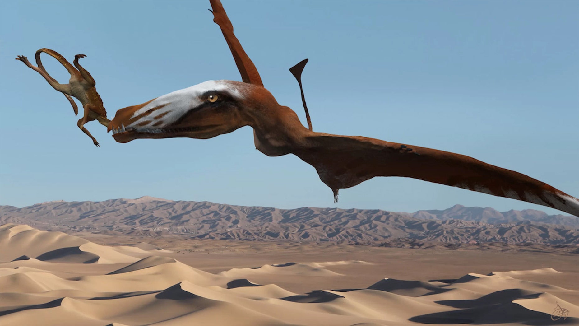 Giant pterosaur sported 110 teeth and 4 wicked fangs Fox News