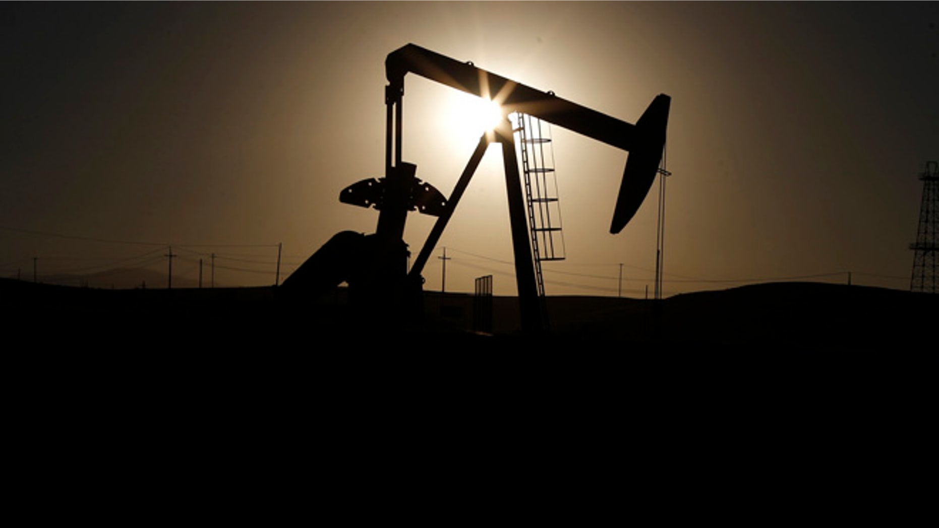 Oct. 14, 2014: A pump jack is seen at sunrise near Bakersfield, California. (Reuters)