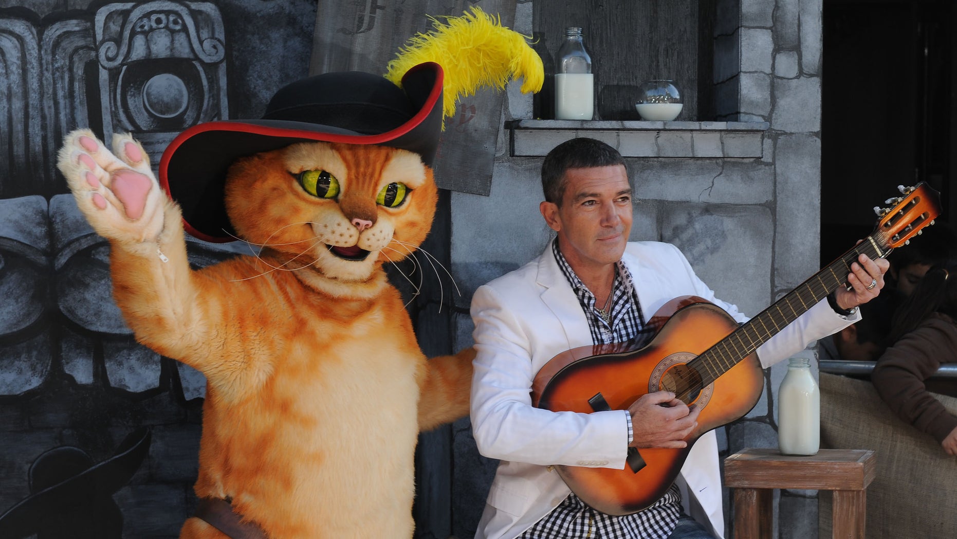Oct. 22, 2011: Antonio Banderas arrives at the premiere of "Puss In Boots" at The Regency Village Theater in Los Angeles.