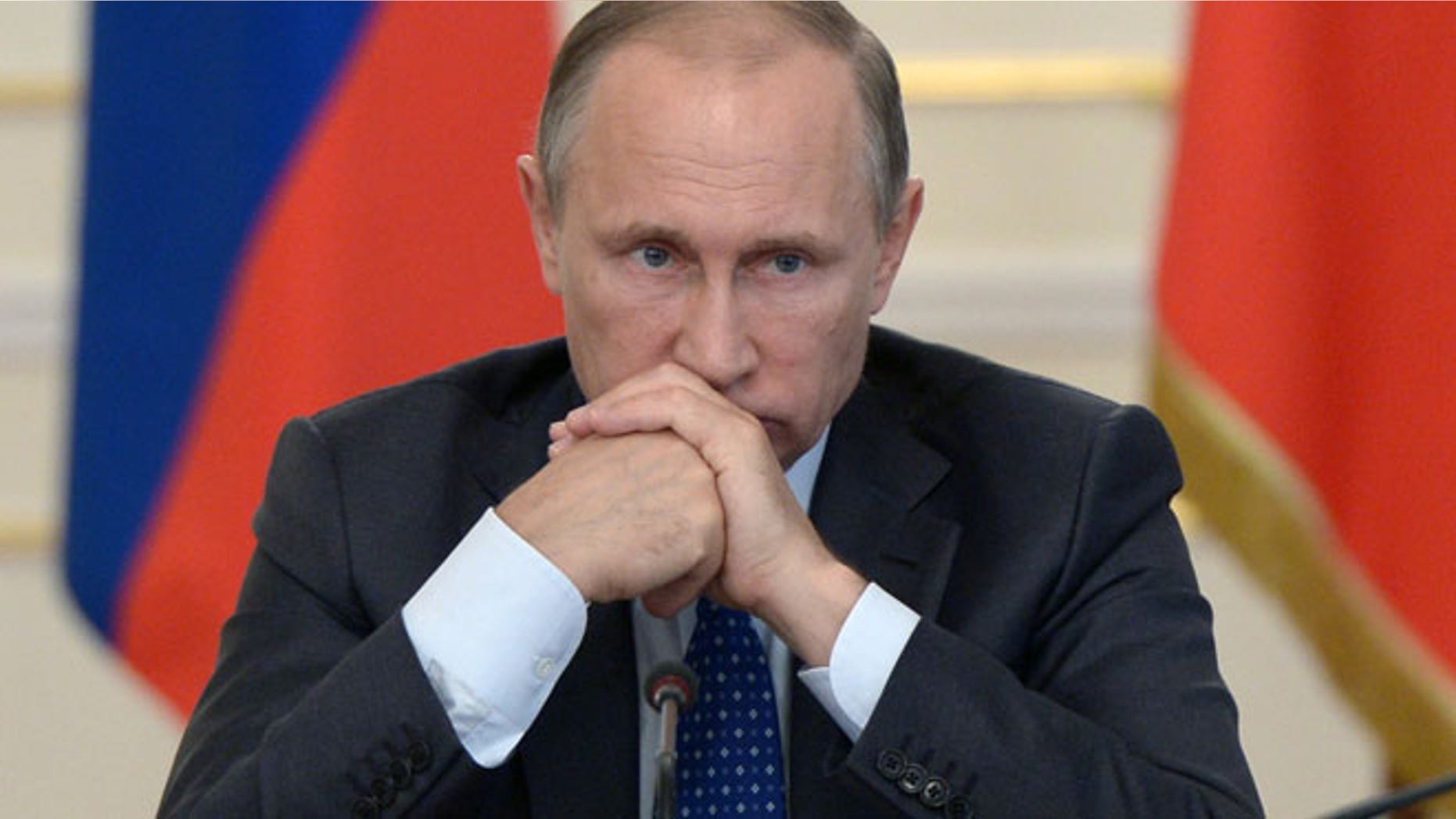 Aug 5, 2015: Russian President Vladimir Putin attends a meeting with senior government officials at the Novo-Ogaryovo residence outside Moscow, Russia. (AP)