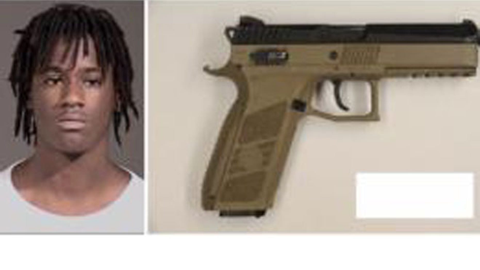 Portland police said Quanice Hayes, 17, was armed with this fake gun when he was shot by an officer Thursday.