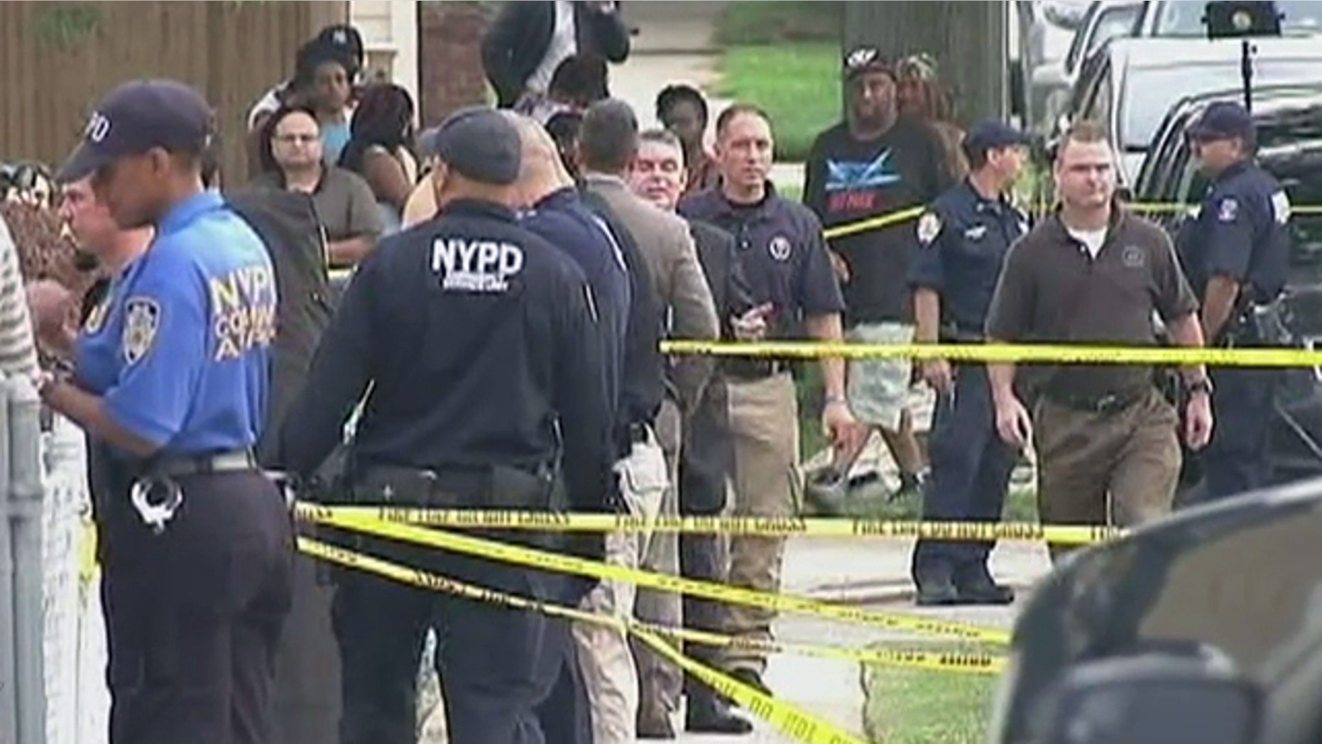 Authorities respond to the site of the deadly explosion on July 28 of last year.