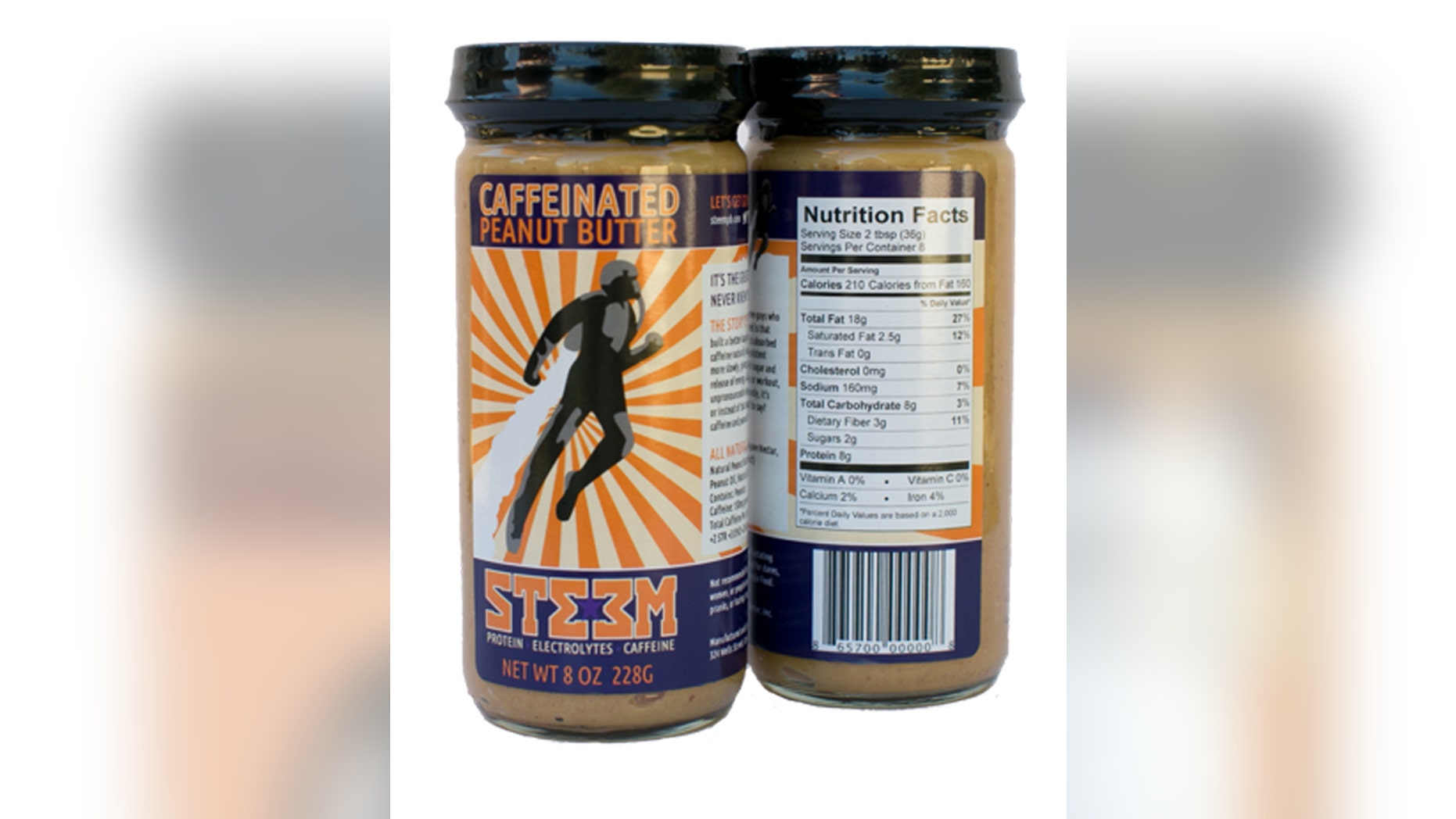 The FDA is concerned that this caffeinated peanut butter may have too much of a kick.