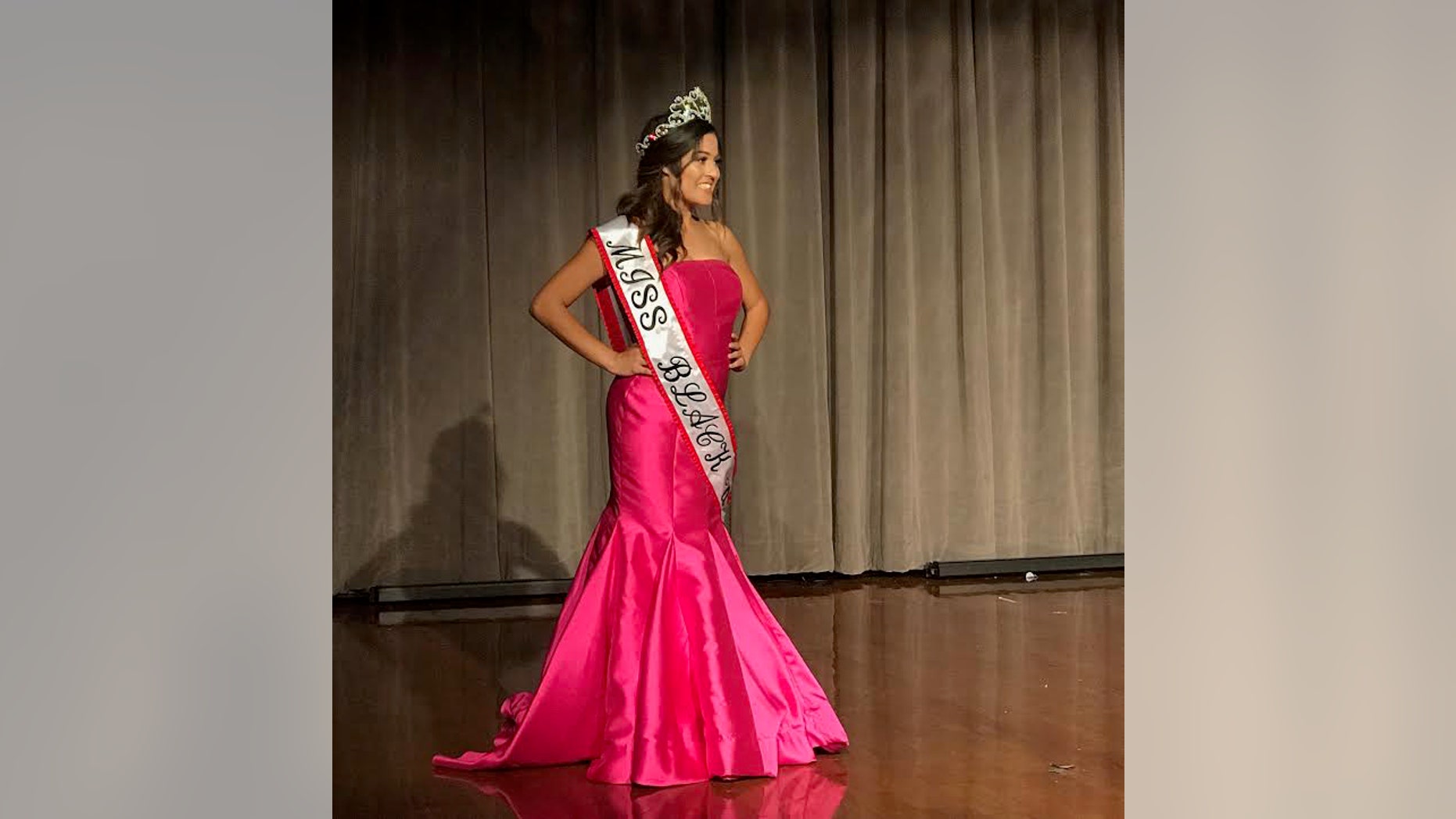 Rachael Malonson after she was crowned Miss Black University of Texas.