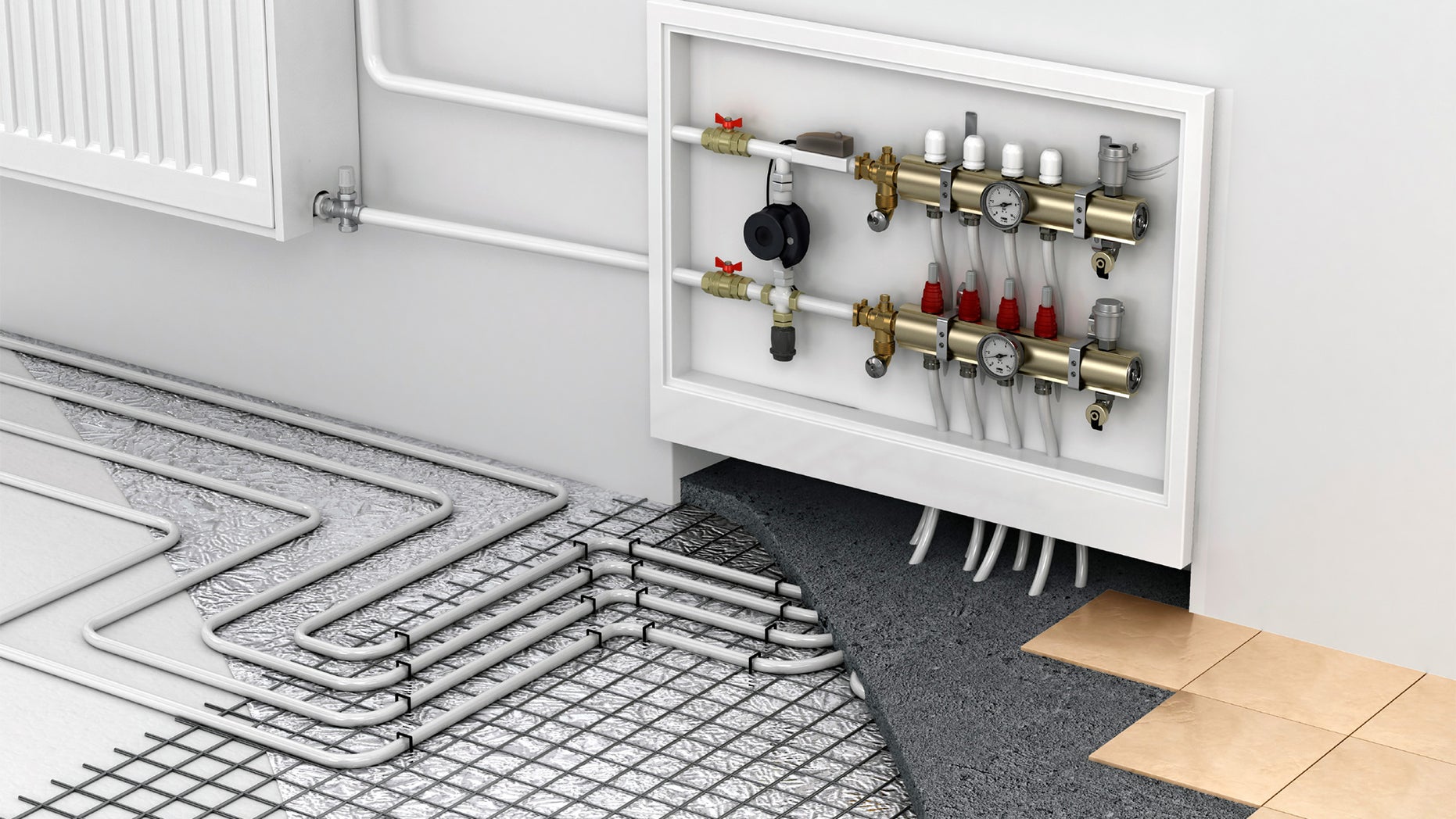 radiant heating system