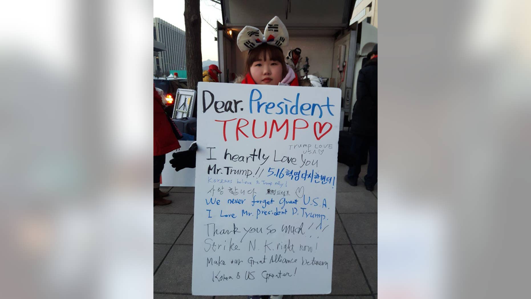 Conservative rallies take place frequently across South Korea, calling for a harsher stance against the North Korean regime.