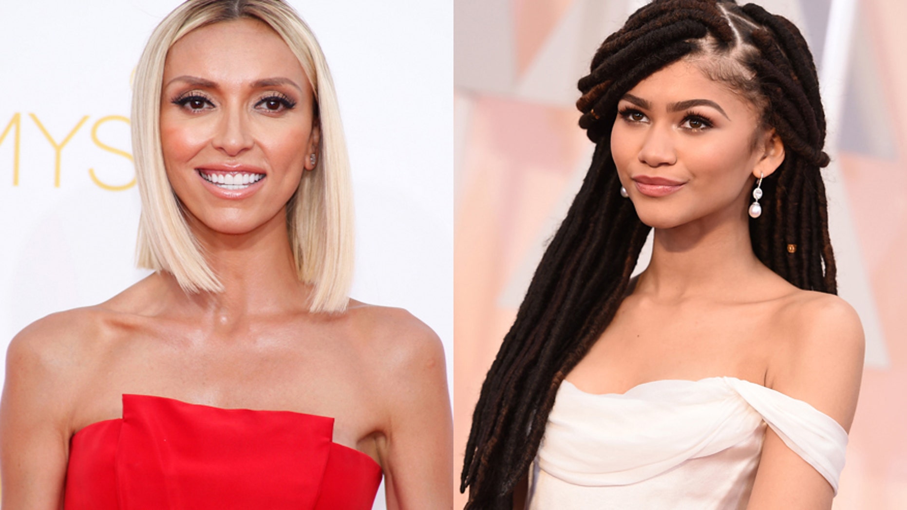 "Fashion Police" host Giuliana Rancic (left) and Disney star Zendaya.