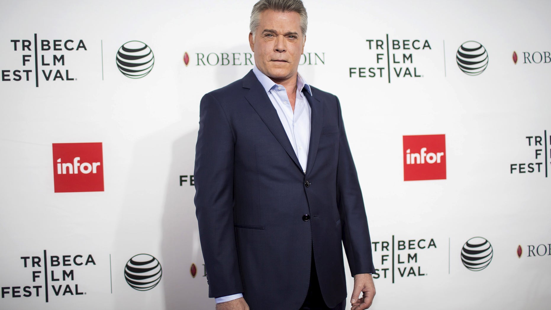 April 25, 2015. Actor Ray Liotta arrives at a screening of the film "Good Fellas" during the Tribeca Film Festival in New York City.