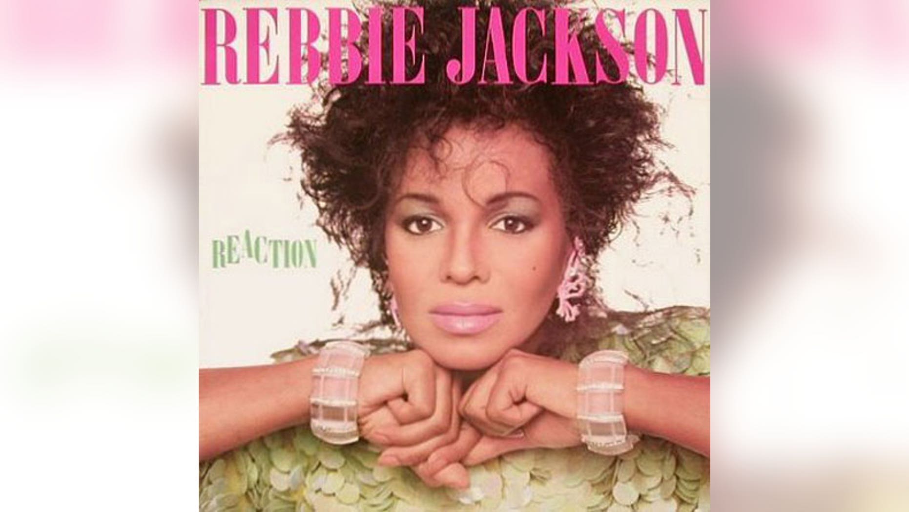 Rebbie Jackson's 'Reaction' album cover.