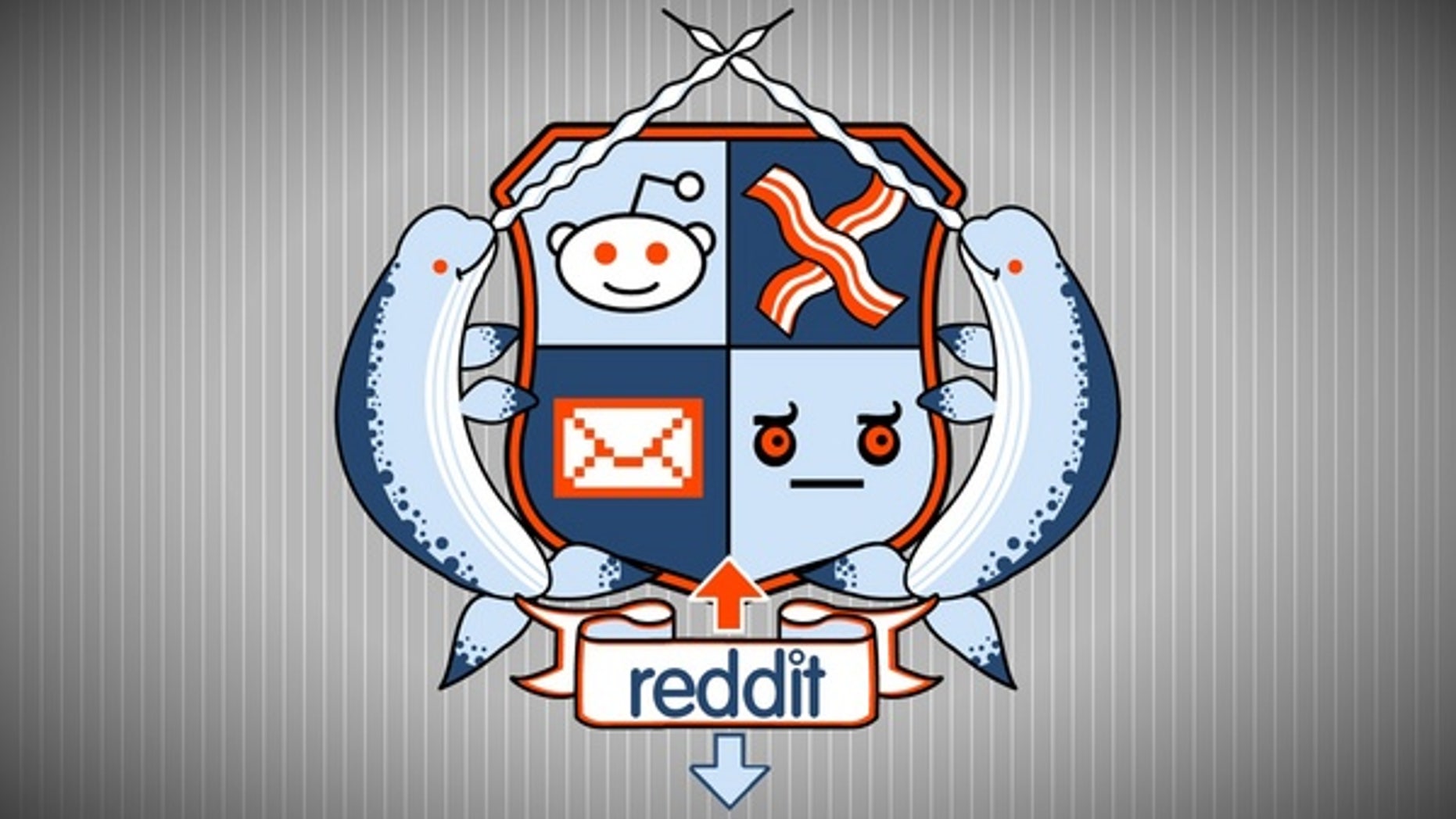 Reddit Coat of Arms artwork by Darel Parker, based on the original design by licenseplate.