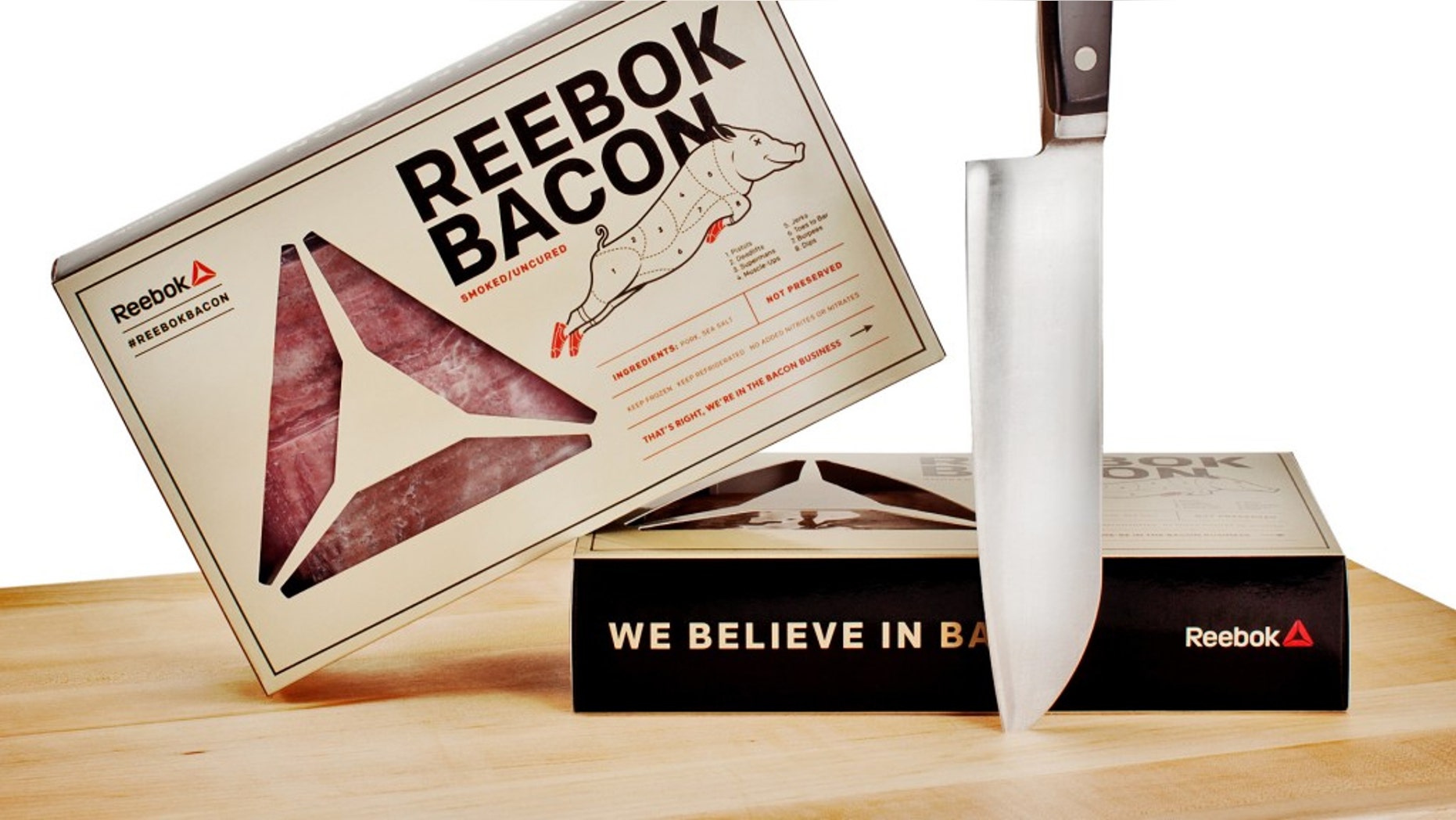 Reebok has concocted Reebok Bacon to woo the CrossFit crowd into the Paleo Diet.