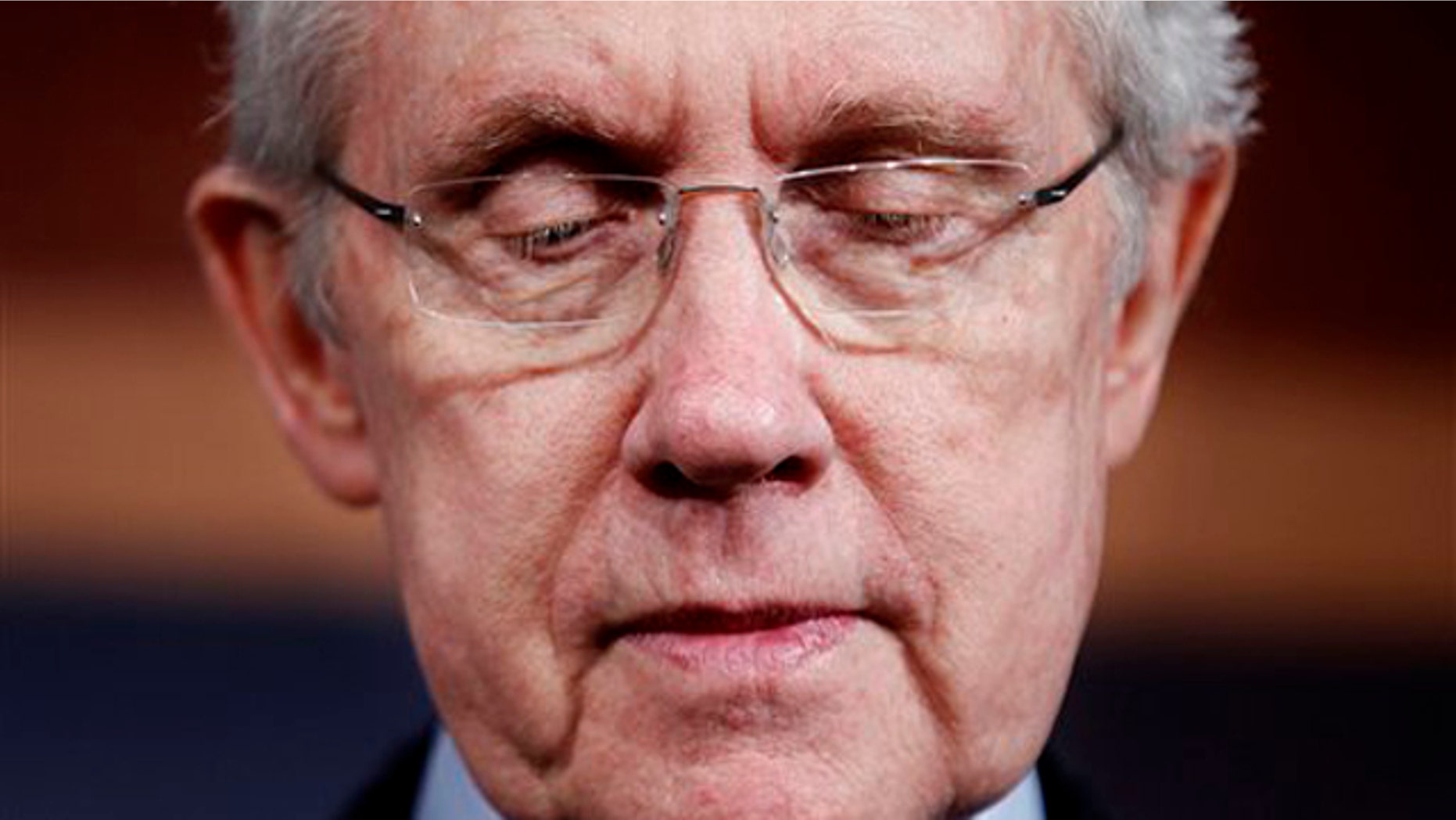 Feb. 16, 2012: Senate Majority Leader Harry Reid speaks on Capitol Hill.