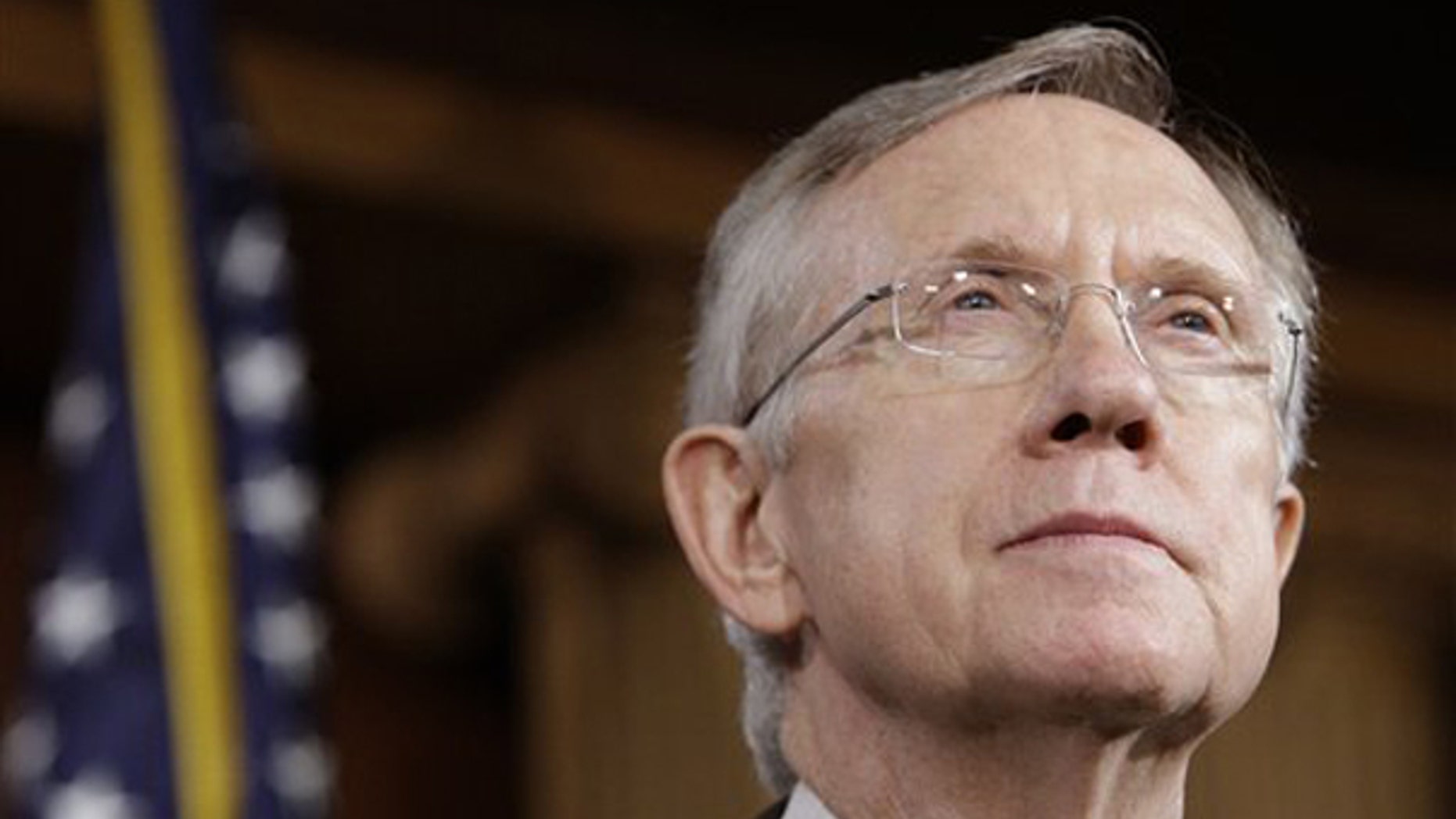 In this Nov. 18 file photo, Senate Majority Leader Harry Reid speaks during a news conference on health care reform on Capitol Hill. (AP Photo)