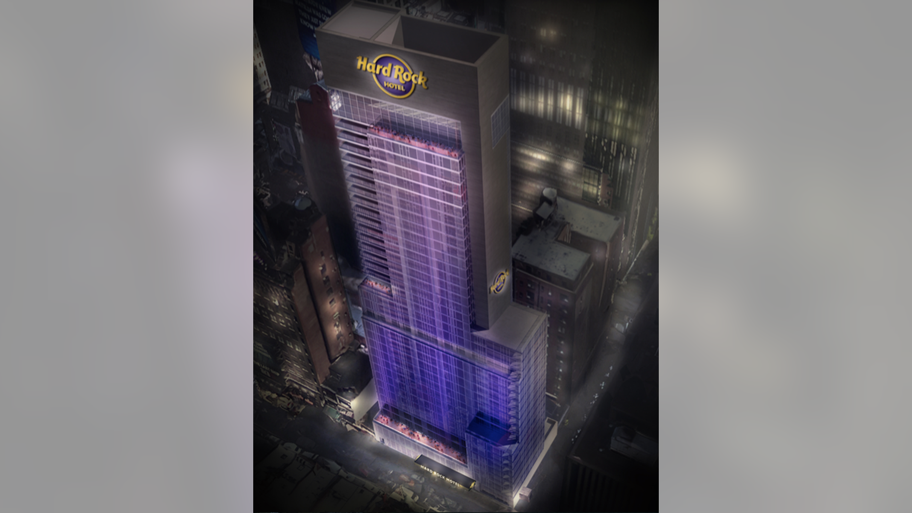 New York City's first Hard Rock Hotel will feature 445-rooms in the heart of Times Square.