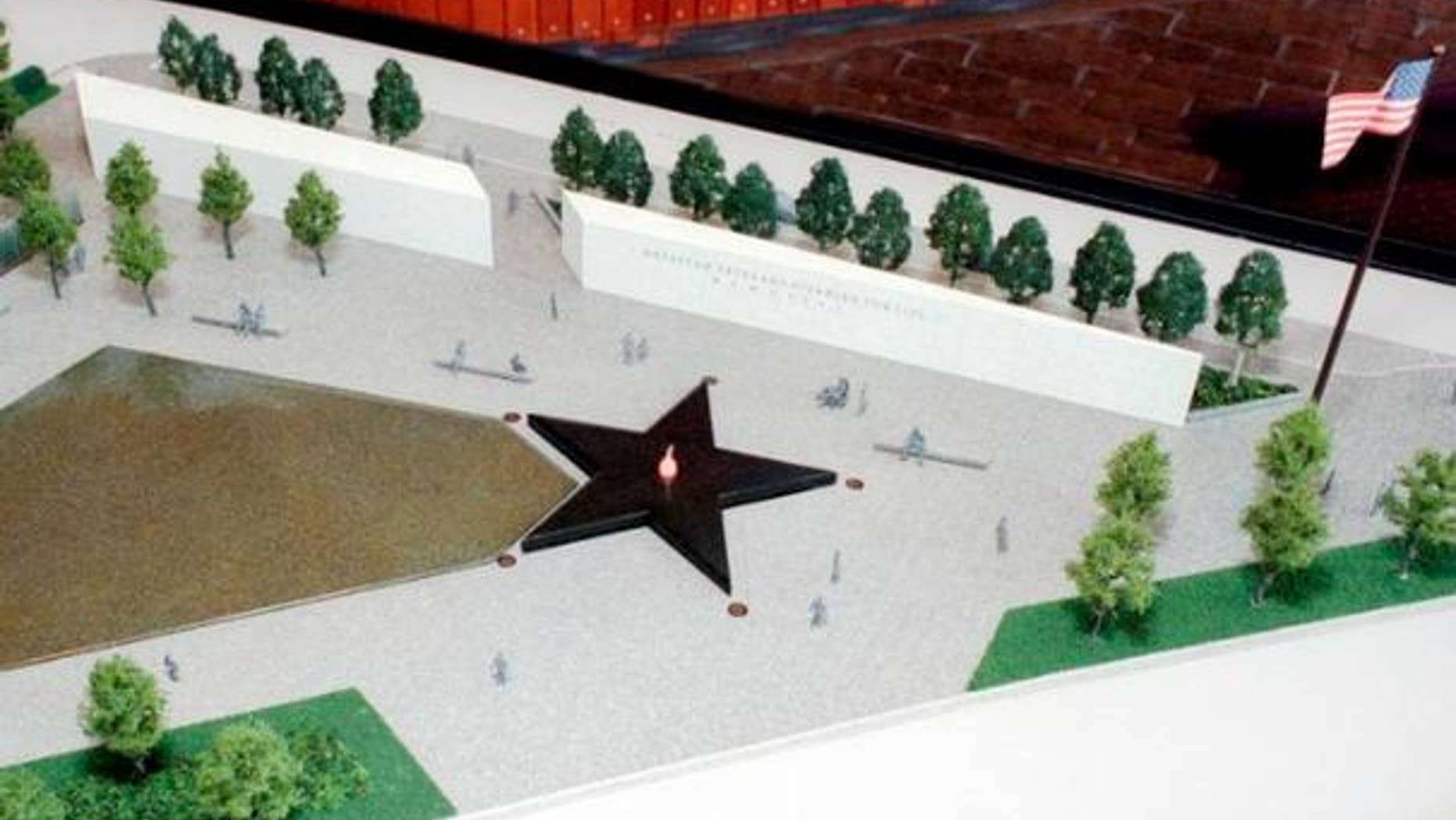 A rendering of the proposed memorial