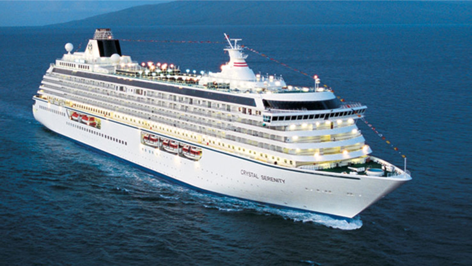 Crystal bans passengers from shaking hands with the captain.