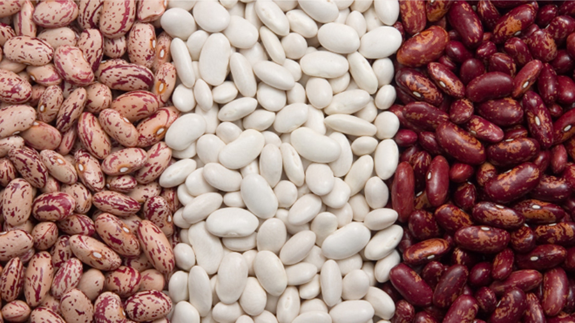 Background of three kinds of kidney beans