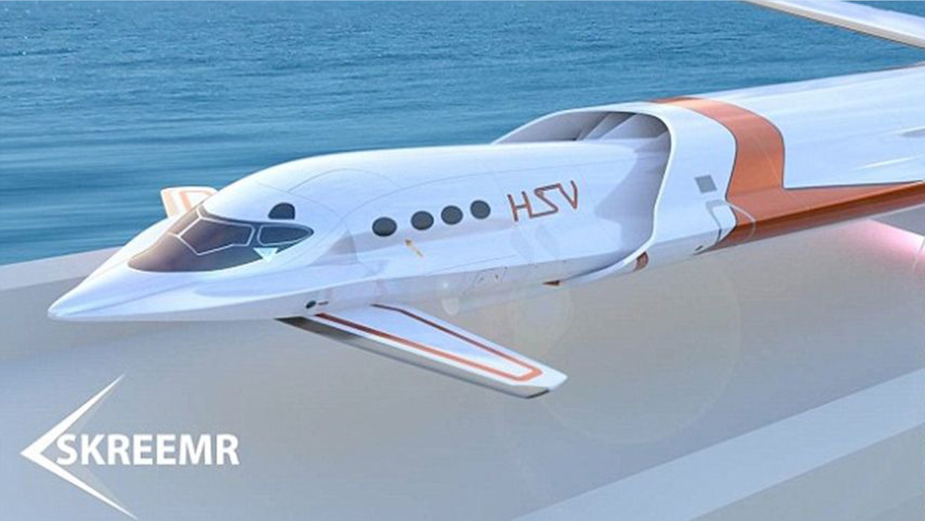 A design for the Skreemr, which debuted in 2015. The jet would hit speeds of over 10 times the speed of sound.