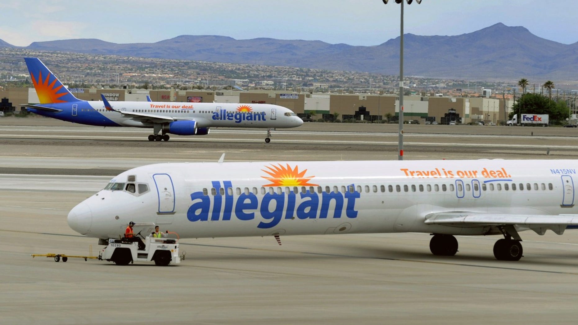 Allegiant Air is based in Las Vegas.