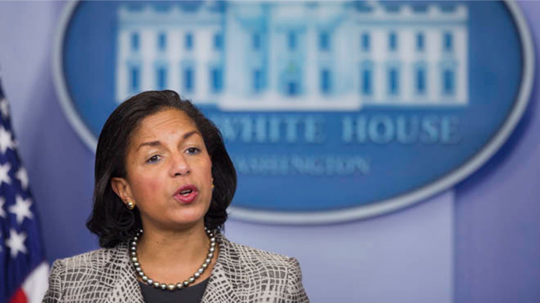 March 21, 2014: National Security Adviser Susan Rice speaks at the White House.