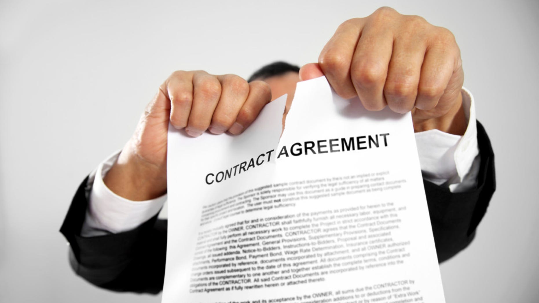 Sometimes you need to scrap a contract and start over.