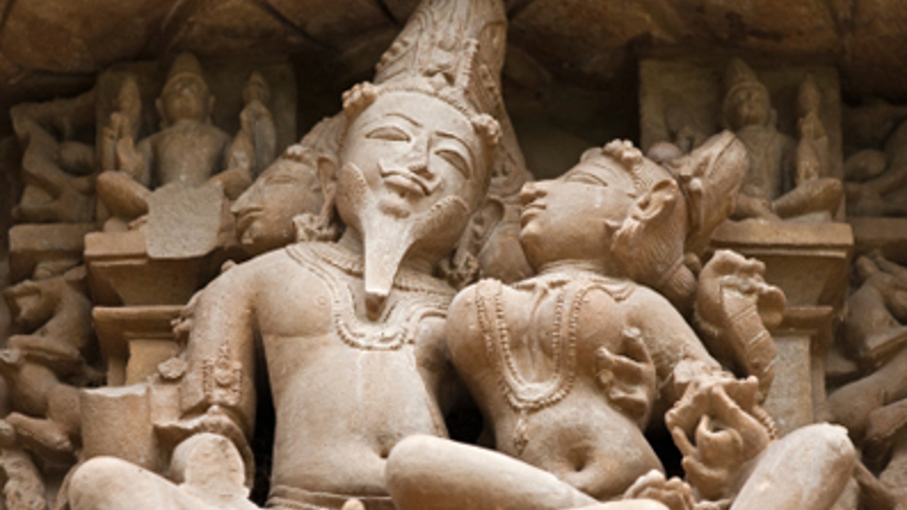 The statues of Khajuraho